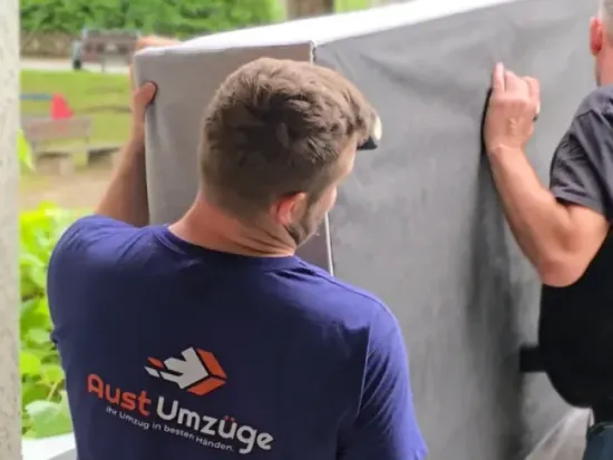 Privatumzug Hildesheim – Umzugshelfer beim Beladen des Transporters